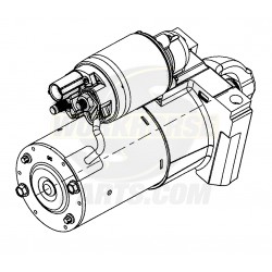 08000295  -  Motor Asm - Starter (Plug in Connector)
